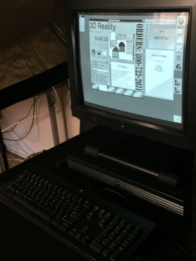A NeXT Computer is prepared for AppStorey to demonstrate the first AppStore.